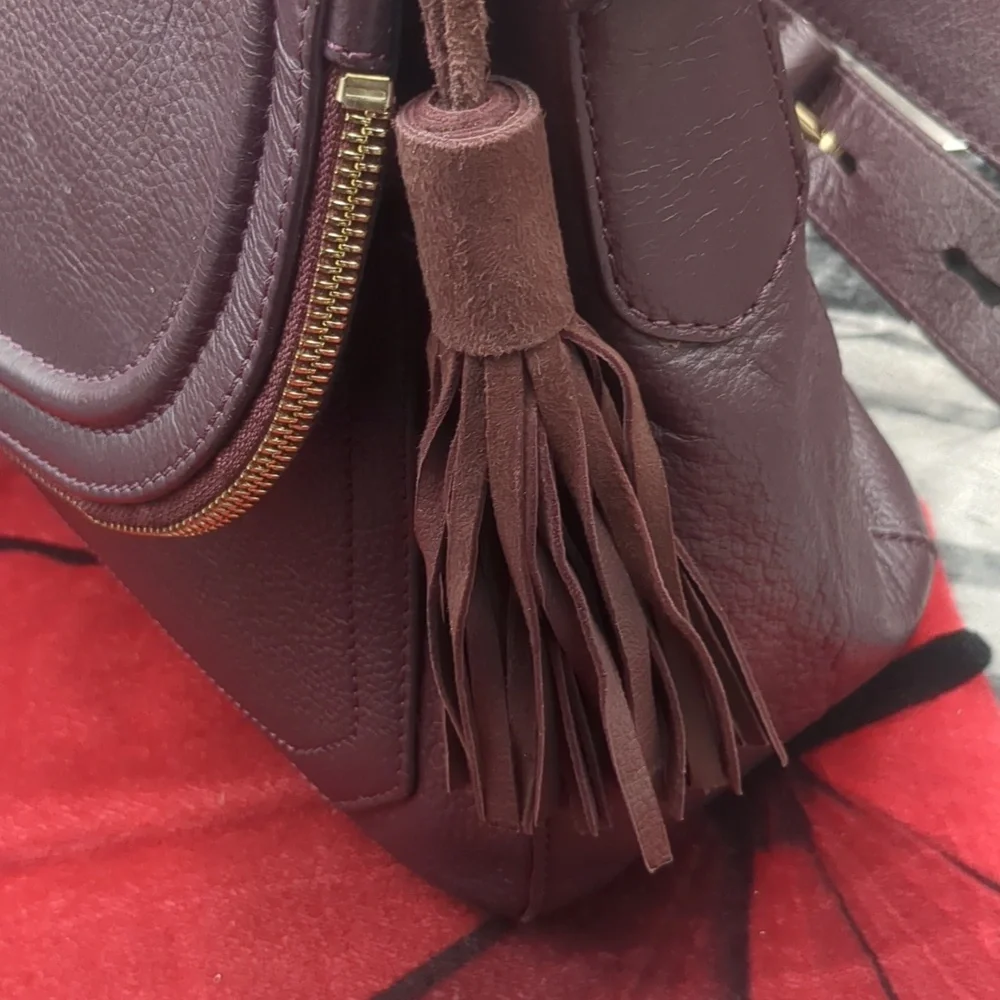 Mercer and Madison burgundy bag